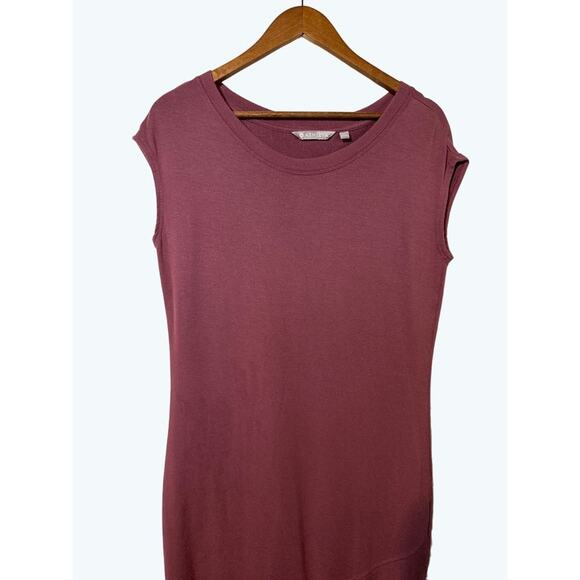 Athleta Sleeveless Criss Cross Sweatshirt Dress Purple/Pink XS - Picture 3 of 9